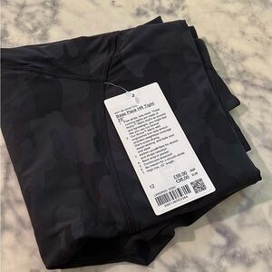 lululemon Base Pace High-Rise Tight 25" size 12 in dark camo